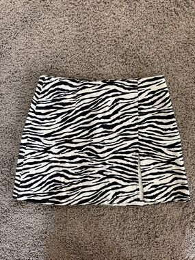 Urban Outfitters BDG zebra print mini skirt